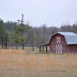 Lightning Red Barn