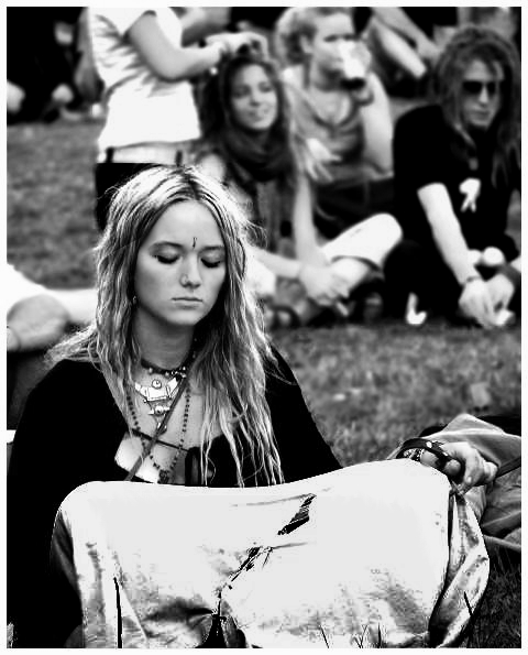A real 1960's Hippie Chick