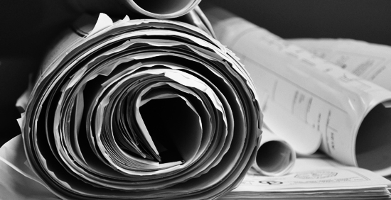 Roll of architectural drawings Roll of architectural drawings
