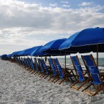 Seaside beach chairs