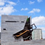 Perot Museum of Nature & Science view from highway