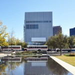 Wyly Theatre view from the Winspear Opera