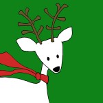 Reindeer cartoon sketch