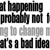 The Art of saying “No”