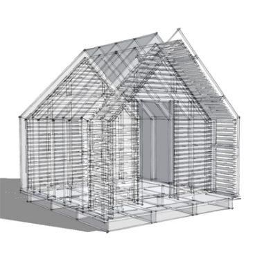 Lantern House - transparent assembly