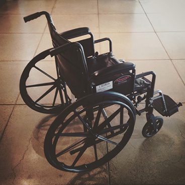 Bob Borson's wheelchair