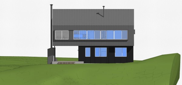 Cabin BSB West Elevation