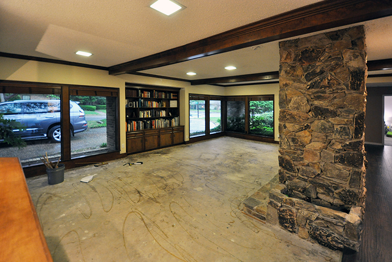 living room with concrete floor | Life of an Architect (768 x 513 Pixel)