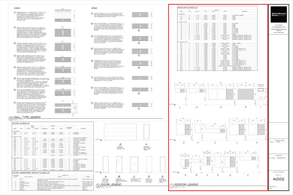 Architectural Graphics 101 - Window Schedules