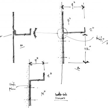 Metal Shelf design sketch