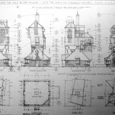 Deathly Hallows production drawing