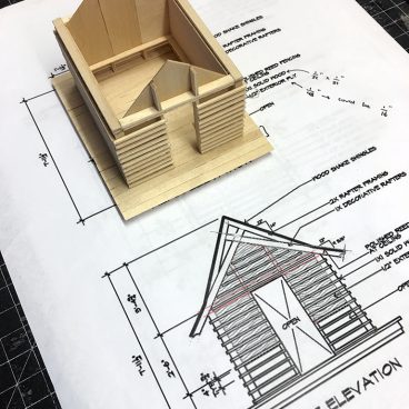 Japanese Playhouse Model - the shell