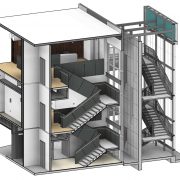 Interior Stairwell Design and Graphics