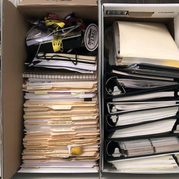 Bob Borson - Boxing up my office