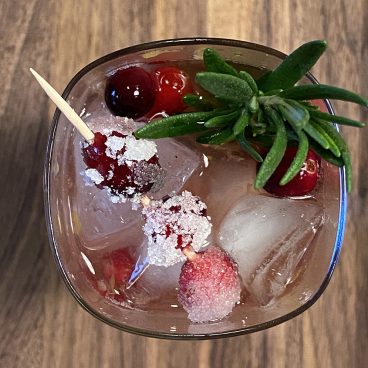 Hard Cranberry Holiday Fizz from Life of an Architect