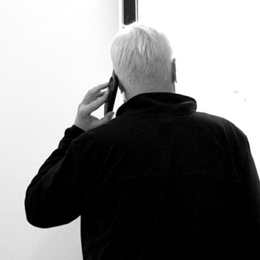 Bob Borson - taking calls on the job site