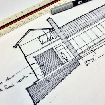 San Antonio Entry Sketch (by Bob Borson)