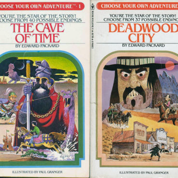 Choose Your Own Adventure book covers