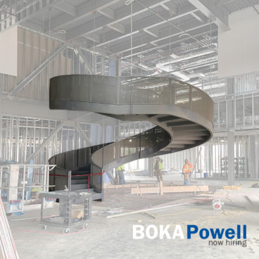 Floating Spiral Stair - BOKA Powell Now Hiring