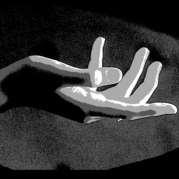 Out of Touch Hand B&W
