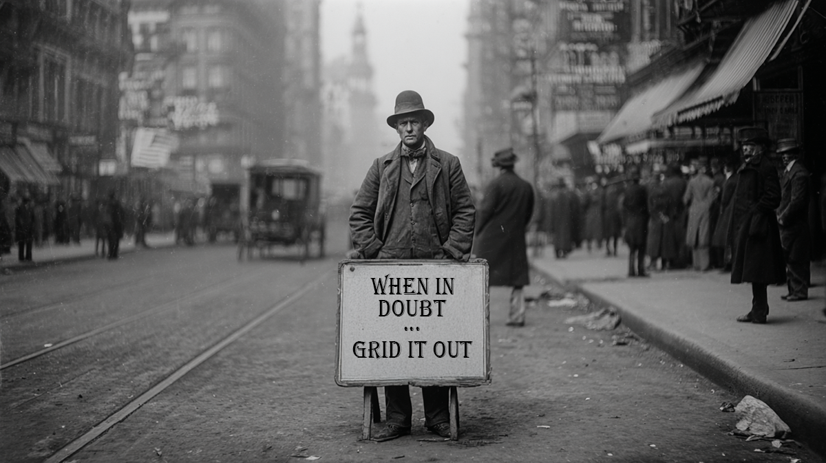 Architect as Brand - When In Doubt Grid it Out