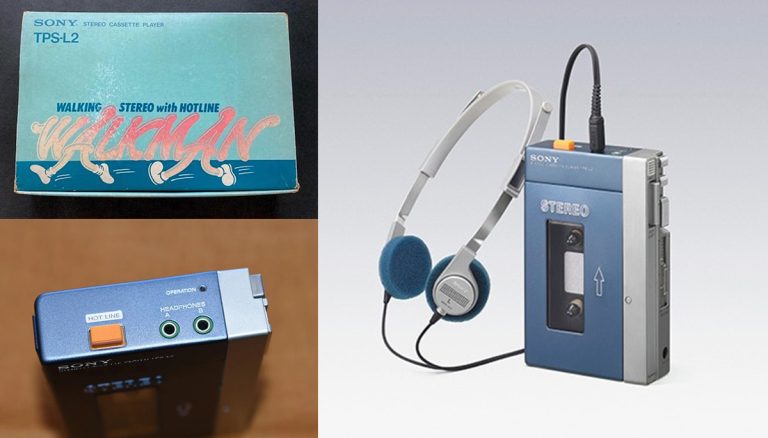 Sony Walkman TPS-L2 3 views (via Ebay)