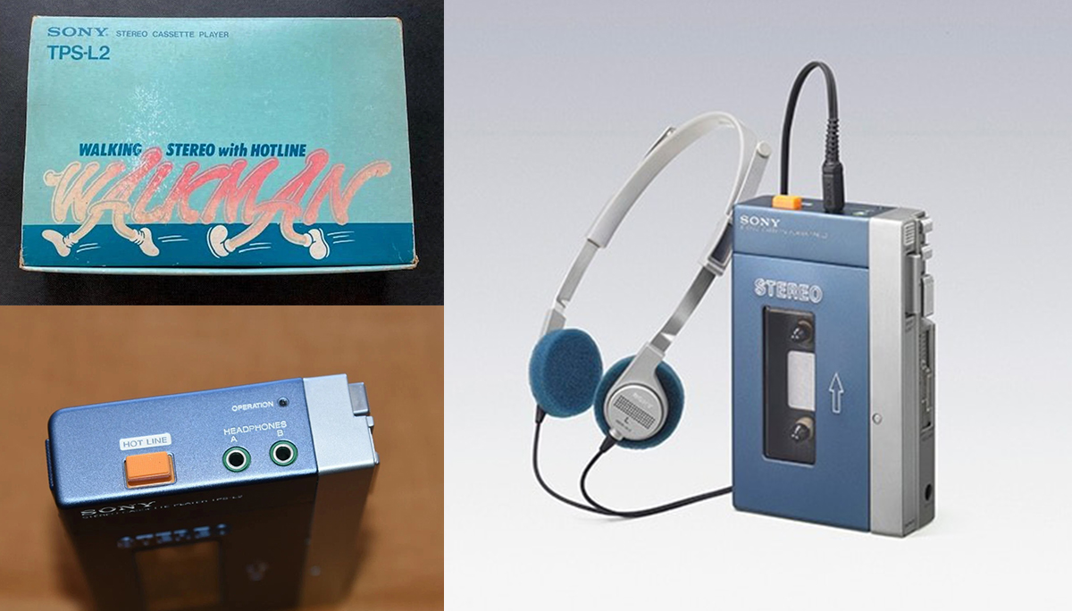 Sony Walkman TPS-L2 3 views (via Ebay)