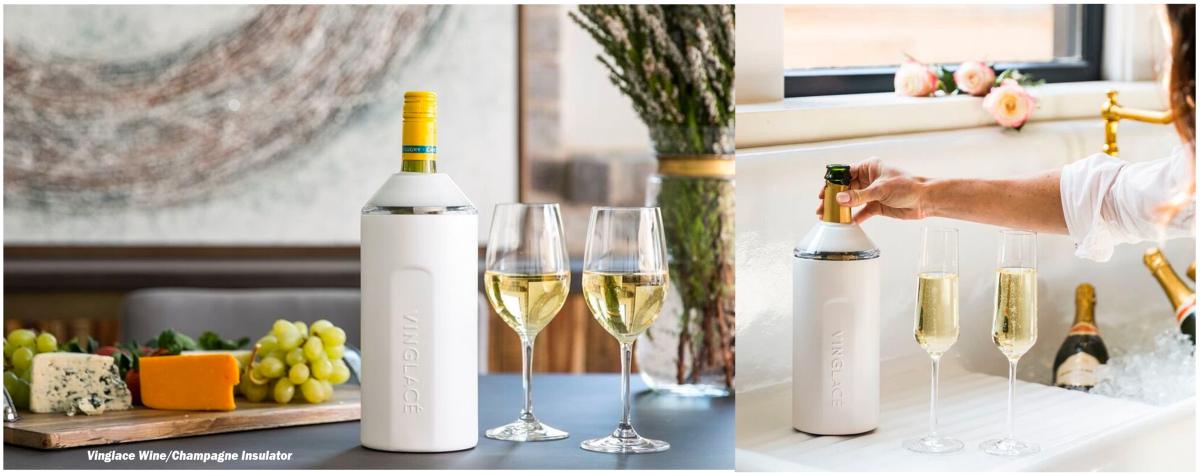 Vinglace Wine Champagne Insulator - Holiday Gift Guide for Architects