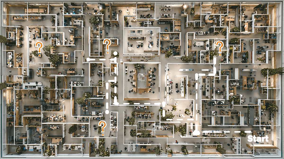 Being Your Own Boss - Momentum without Direction Maze