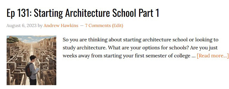 Life of an Architect Ep 131 Starting Architecture School Part 1