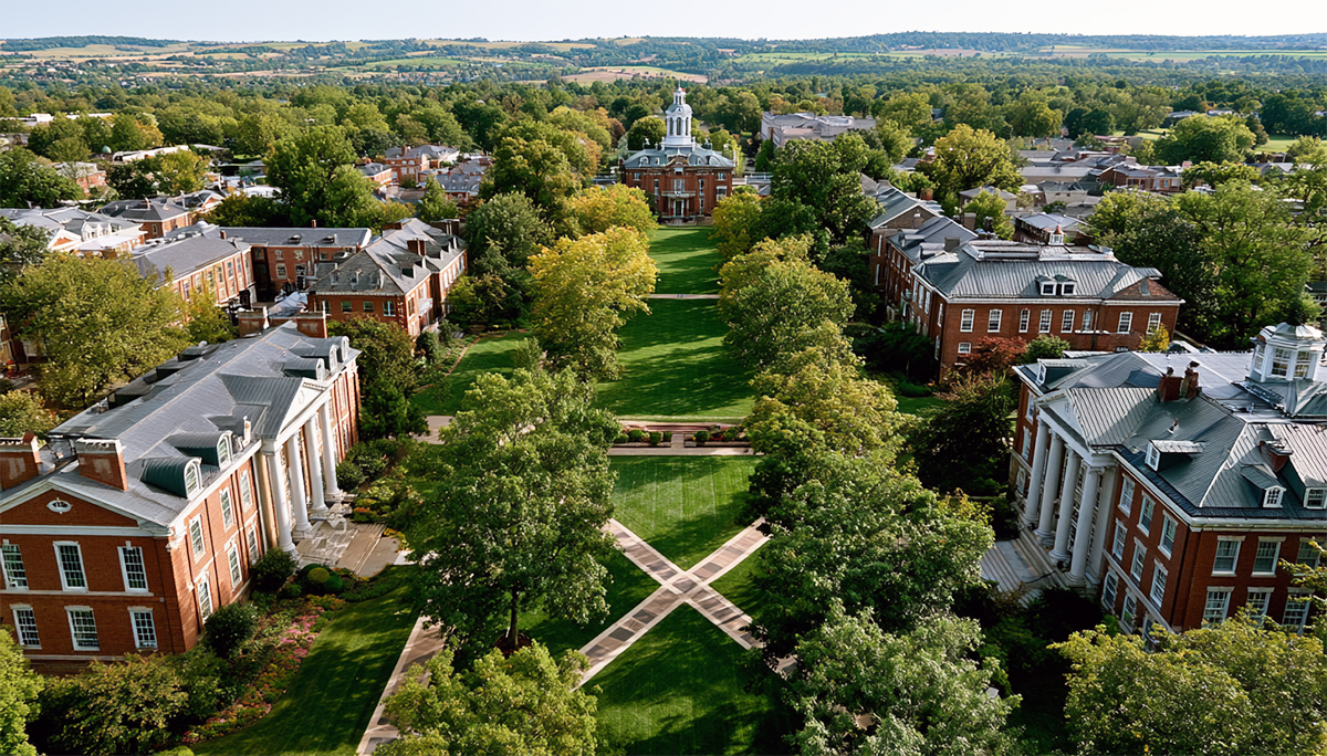 A College Campus View A College Campus View
