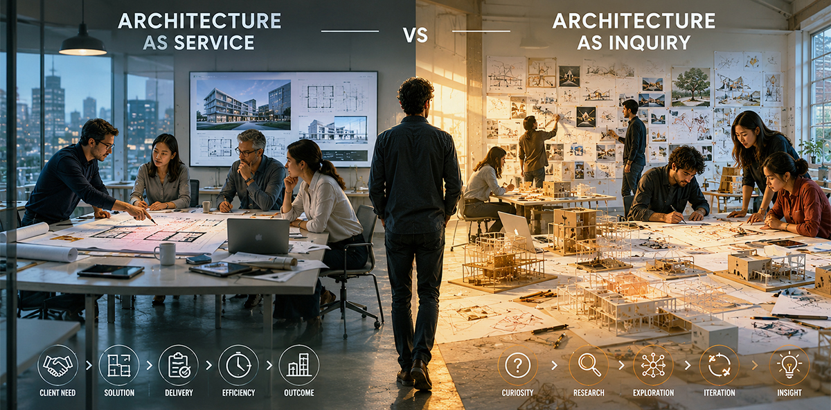 Architecture as Service vs as Inquiry Architecture as Service vs as Inquiry