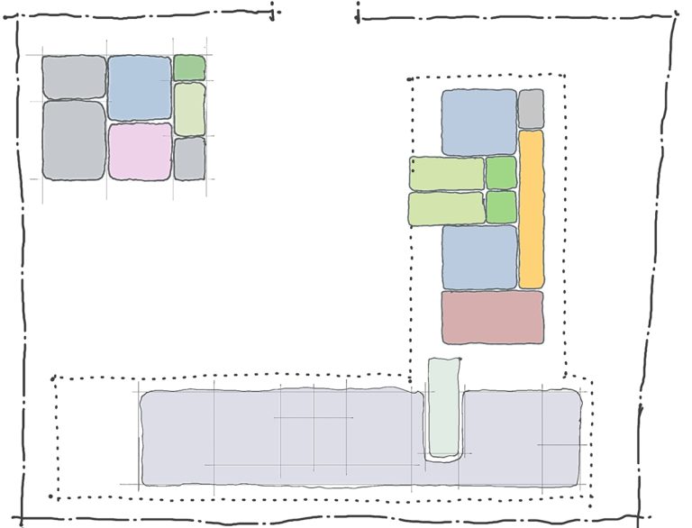 How to Start Designing Your House - Very Loose Bubble Diagram